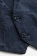 Жилет вельветовый H&M 271167441 74 Темно-Синий - изображение 2