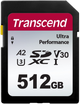 Карта памʼяті Transcend 340S SDXC 512GB UHS-I U3 V30 A2 (TS512GSDC340S) - зображення 1