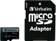 Karta pamięci Verbatim Pro microSDHC 128GB Class UH-3 + SD-adapter (23942470441) - obraz 1