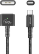 Kabel Unitek USB Type-C - Apple MagSafe 3 140W 2 m Black (C14121BK-2M) - obraz 3