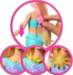 Lalka Syrenka Barbie Rozkwitające kwiaty JDM72 (0194735287925) - obraz 5