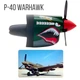 Автомобільний ароматизатор BauTech у вигляді винищувача P-40 Warhawk Зелений (1016-135-00) - зображення 6