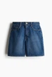 Жіночі шорти бермуди High waist H&M (58480) W38 Темно-сині - зображення 5