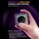 Видеосвет BauTech D12S с универсальным креплением портативный полноцветный RGB Чёрный (1016-150-00) - изображение 10
