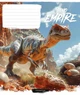 Комплект 5 шт. учнівських зошитів Dino empire. Зошит Школярик 12 арк. у клітинку 3490 4820006470432 - изображение 3