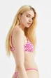 Набор трусиков H&M стринги thongs XS 3 шт black pink черный розовый 0164 - изображение 4
