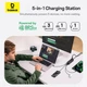 Подовжувач мережевий 1,5 м BASEUS PowerCombo Mini Power Strip 100W AC+3Type-C+USB Чорний (E00058205123-00) - зображення 7