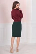 Спідниця INEDIT 0078 XL Dark-Green - зображення 4