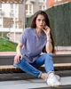 Сукня INEDIT 0095 L Dark-Blue - зображення 4