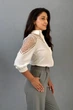 Блузка INEDIT 29202 White XL - зображення 4