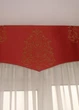 Жесткий ламбрекен Firanka Damask Корона 3м Терракотовый с золотым (142_3ж) - изображение 2