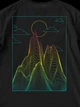 Футболка женская оверсайз Dubhumans Terrain Черный 3XL-4XL (TER-TWO-B-3XL4XL) - изображение 4