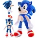 Мягкая плюшевая игрушка Соник 40см, игрушка Sonic из мультфильма, Синий - изображение 1