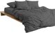 Комплект постельного белья Mirson Евро 200х220 см 005 Charcoal Soft Touch of Satin (2200011277875) - изображение 1
