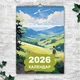 Календар 2026 настінний перекидний Природа. Акріл. 13 аркушів ENTERSTORE 42х29.7 см (ART 250133) - зображення 1