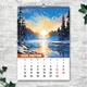 Календар 2026 настінний перекидний Природа. Акріл. 13 аркушів ENTERSTORE 42х29.7 см (ART 250133) - зображення 3