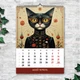 Календар настінний перекидний El Gato Gomez Кіт 13 аркушів ENTERSTORE 42х29.7 см (ART 250141) - зображення 7
