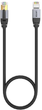 Патч-корд Unitek Cat.8 SFTP RJ-45 (8P8C) 20 м Black (C18149AGY03-20M) - зображення 1