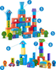 Конструктор дерев'яний Ricokids RK-871 787101 100 елементів (5903890623258) - зображення 4