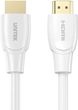 Kabel Unitek HDMI - HDMI 1.4 4K 15 m White (C11090AWH01-15M) - obraz 2