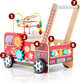 Drewniany chodzik pchacz Ricokids Straż pożarna RK-873 (5903890623289) - obraz 5