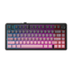 Клавиатура механическая беспроводная AULA F75 PINK GRADIENT GRAY RGB Hot-swap - изображение 1
