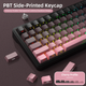 Бездротова механічна клавіатура Attack Shark X85 Hot-Swap 75% BT/2.4G/Type-C Pink Gradient - зображення 2