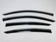 Дефлектори вікон (вітровики) для Volkswagen Passat B6/B7 2005-2015 Sedan нерж.хром полоскою (HAWK) - зображення 2