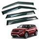 Дефлекторы окон (ветровики) для Land Rover Range Rover Evoque 2011+ с нерж. хром полоской (HAWK) - изображение 1