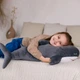 Іграшка плюшева WP MERCHANDISE Shark grеy, 80 cm - изображение 6