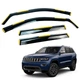 Дефлекторы окон (ветровики) для Jeep Grand Cherokee (KL) 2011-2021 вставные (HAWK) - изображение 1
