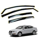 Дефлектори вікон (вітровики) для Volkswagen Passat B6/B7 2005-2015 Sedan вставні (HAWK) - зображення 1