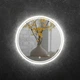 Зеркало Art-com круглое безрамное с подсветкой 950 мм с сенсорной кнопкой (с выключателем) (BRL D 10 950) - изображение 2