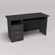 Стіл письмовий Kontinent ОСП-3 Антрацит 140х60х76 см - зображення 2