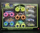 Набір з 10 машинок і монстр-траків, що світяться в темряві Hot Wheels Monster Trucks Glow in the Dark (HCB57) - зображення 5