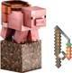 Фігурка Mattel Minecraft Diamond Level Свиня з аксесуарами (HTM04) - зображення 2