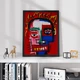Постер Roomy "Fire Mask" Чорна рамка з глянцевим склом A1 (84.1x59.4 cm.) - зображення 4