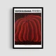 Постер Roomy "Kusama Redpumpkin" Белая рамка с глянцевым стеклом A3 (42x29.7 cm) - изображение 1