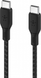 Kabel Belkin Braided USB Type-C – USB Type-C 100W 3 m Black (CAB014BT3MBK) - obraz 3