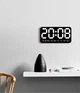 Часы Deepfox DS-6638 LED цифровые электронные настольные Будильник Дата Температура 21.5х11см белый - изображение 2