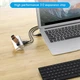 Мережева карта Deepfox U1 Gigabit USB Type A RJ45 HUB Ethernet LAN адаптер мережевий 1000 Мбіт/с - зображення 4