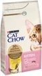 Сухой корм для котят Purina Cat Chow Kitten с курицей 1,5 кг (5997204513984) - изображение 1