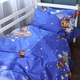Простынь MirSon Полуторная 150х220 см 17-0794 Paw Patrol Winter blue Бязь (2200011428253) - изображение 2