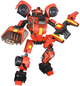 Klocki konstrukcyjne LeanToys Pojazd sportowy/Robot 351 element 16562 (5905884450710) - obraz 4