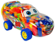 Klocki konstrukcyjne LeanToys w kształcie auta 205 elementów 7131 (5905214973254) - obraz 1