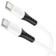 Кабель USB Type-C to USB Type-C провод юсб тайп си на юсб тайп си для быстрой зарядки и передачи данных 1м 60W - изображение 2