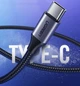 Кабель USB на Type-C UGREEN US288 Cable Nickel Plating Aluminum Braid (3m, 18W, 3A). Gray - изображение 4