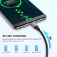 Кабель USB на Type-C UGREEN US288 Cable Nickel Plating Aluminum Braid (3m, 18W, 3A). Gray - изображение 9