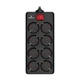 Фильтр питания REAL-EL RS-8 Protect 1.8 м Black - изображение 1