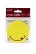 Блок паперу з клейким шаром Axent Smile колір жовтий Axent ЦБ-00190360 - зображення 2